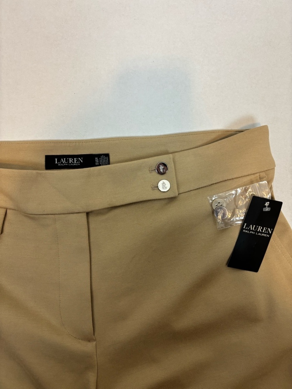 Lauren Ralph Lauren Ponte Ankle Pants in Tan Size XL - Picture 10 of 16